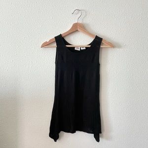 Armani Exchange Sleeveless Knit Black Top size XS